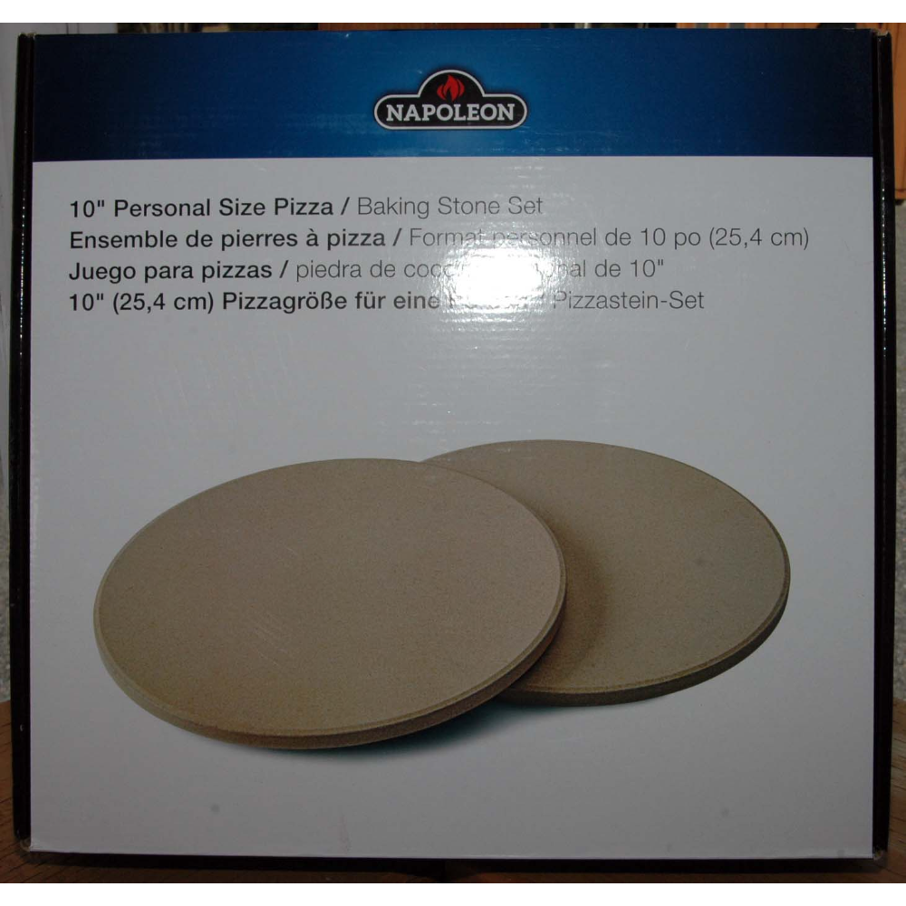 10 Inch Personal Sized Pizza/Baking Stone Set - 70000