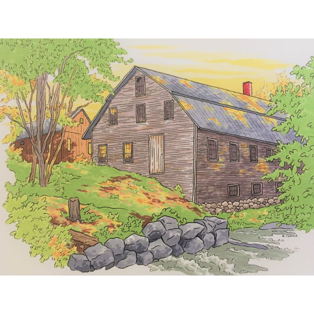 The Kimball Mill, an illustration by Abbie Geringer