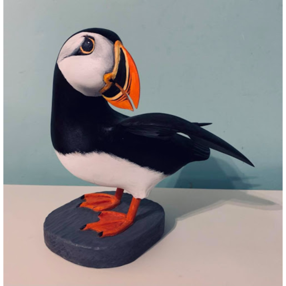 Puffin carving