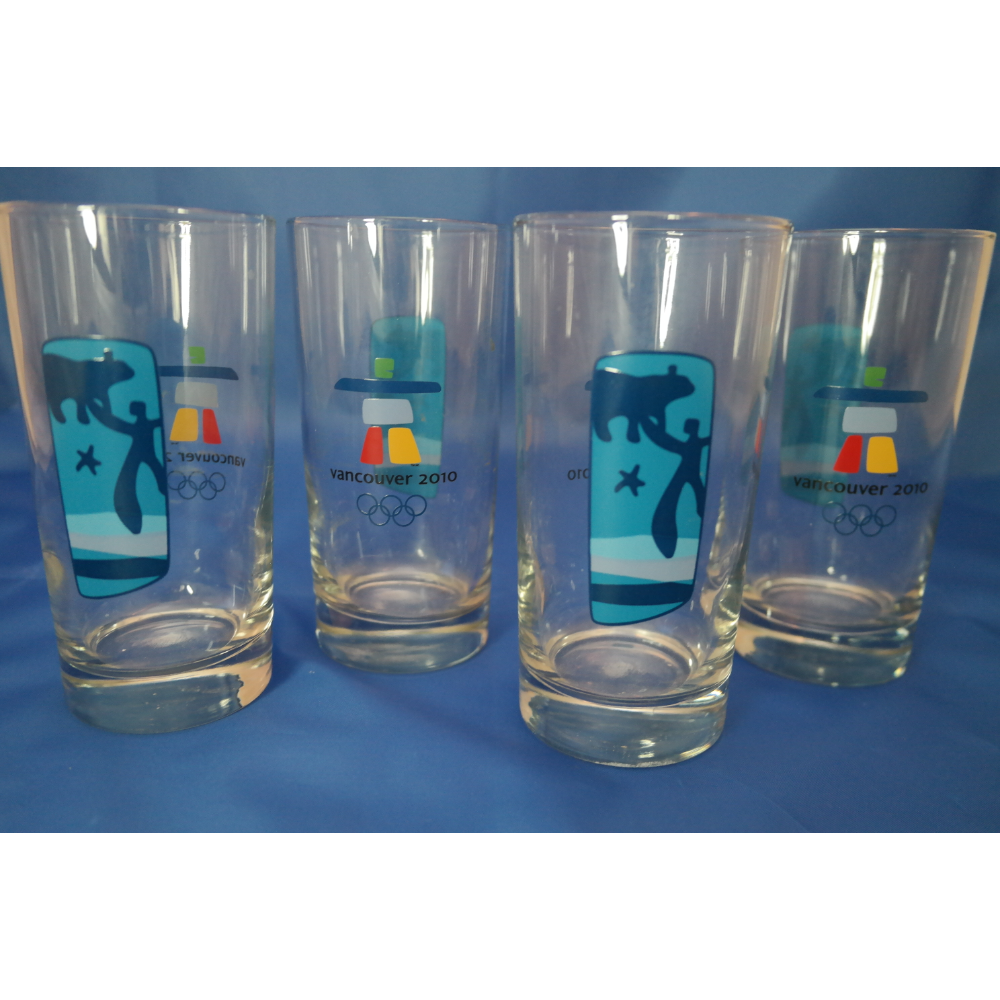 2010 Vancouver Olympic Glassware Set (4)
