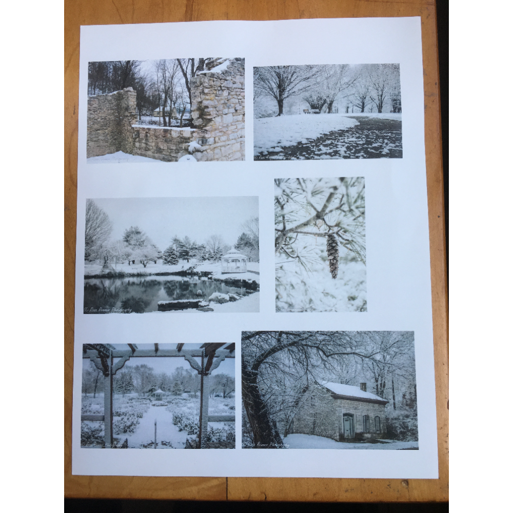 Winter Scene Cards