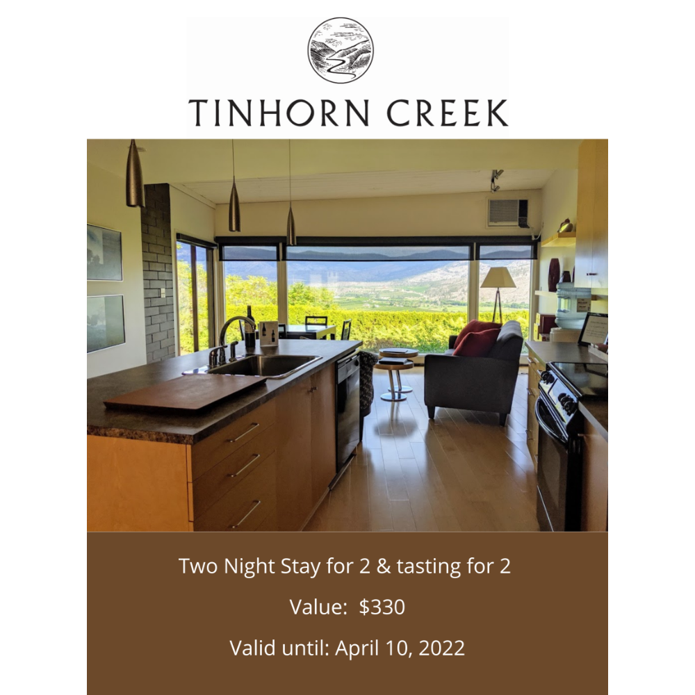 Tinhorn Creek Vineyards Two-night stay & Tasting for 2