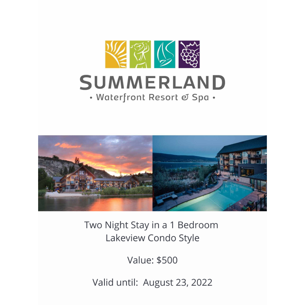 Summerland Waterfront Resort 2 Night Stay