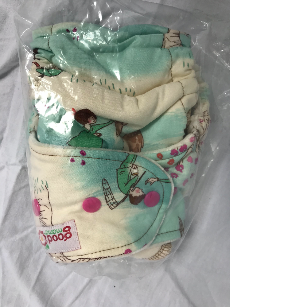 Goodmama Fitted Cloth Diaper (Winter Wonderland Print)