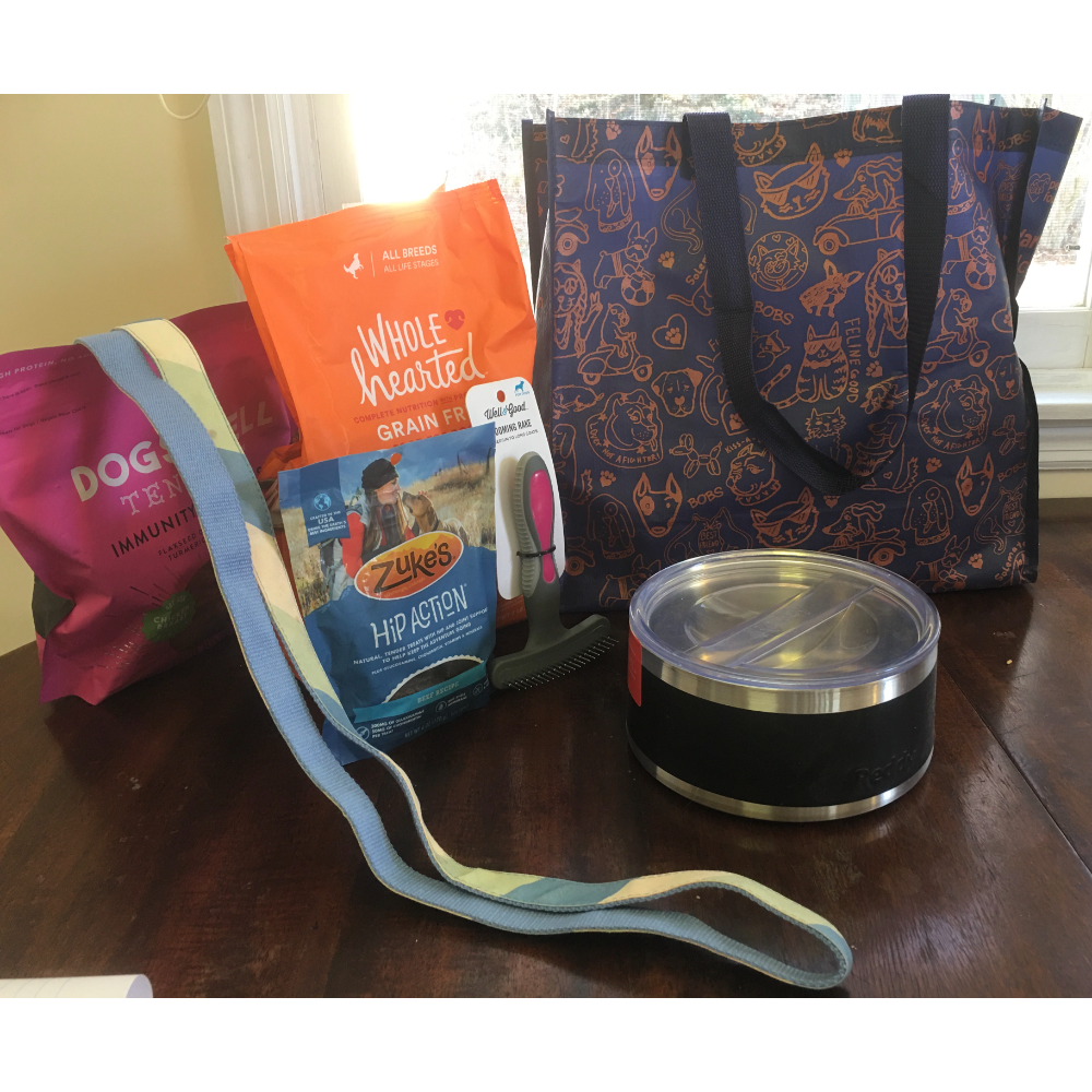 Petco Tote Bag and Dog Essentials