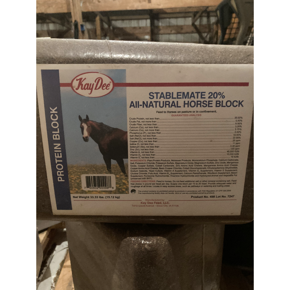 All-Natural Horse Protein Block 