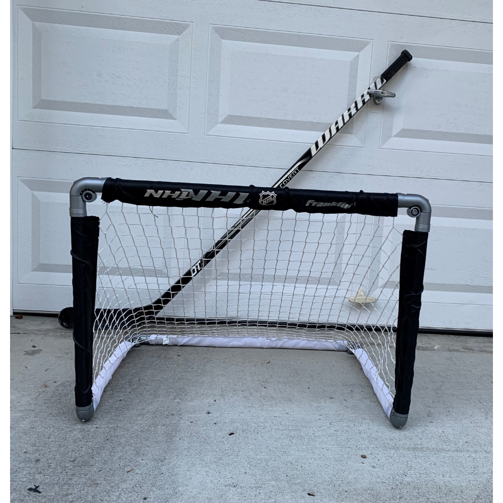 Kid-size hockey net