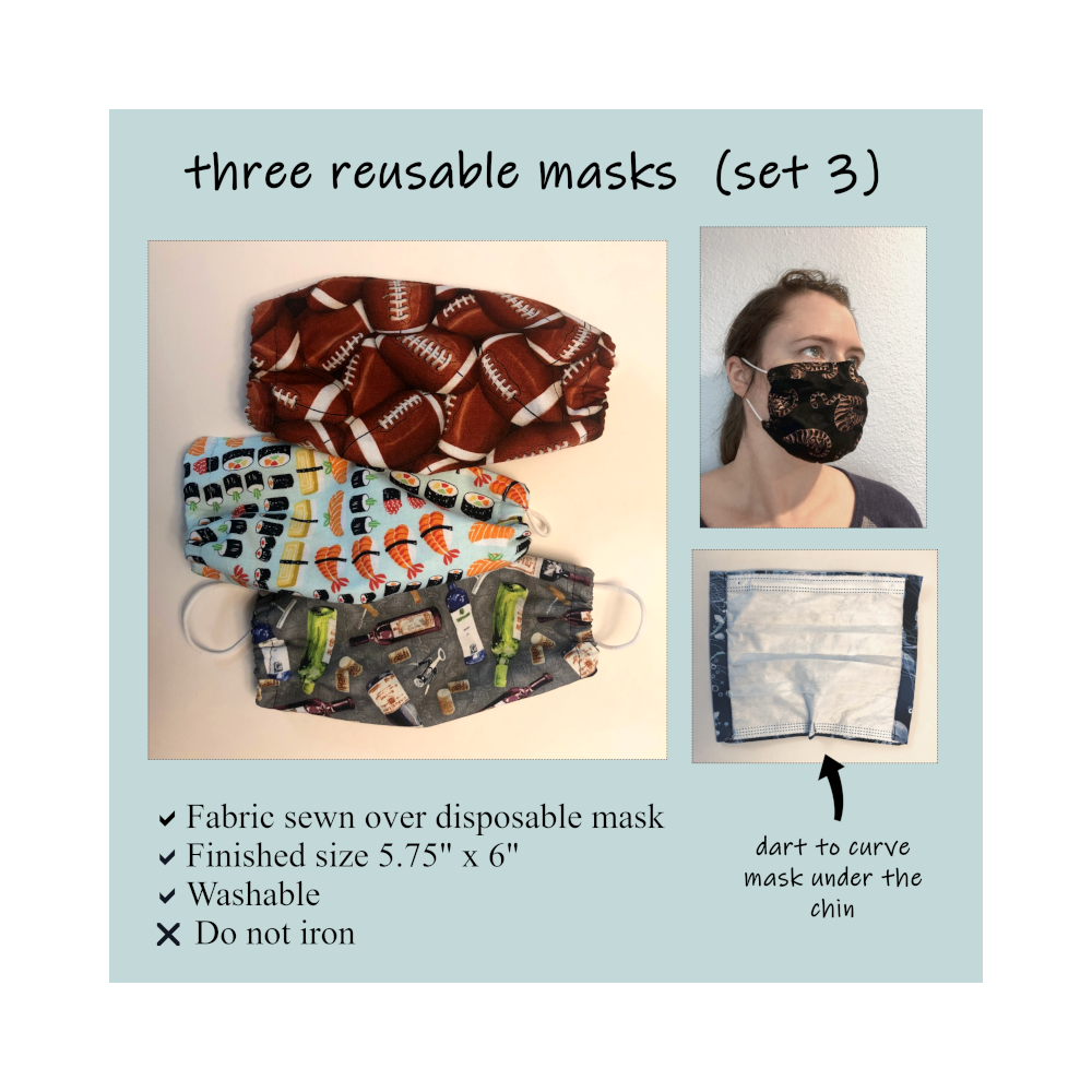 Handmade masks (set 3)