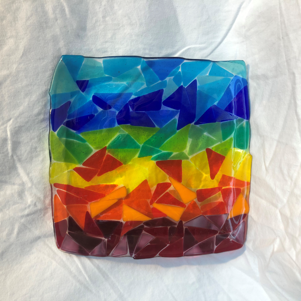 Fused Glass Plate
