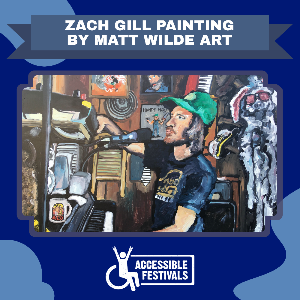 Zach Gill Painting by Matt Wilde Art