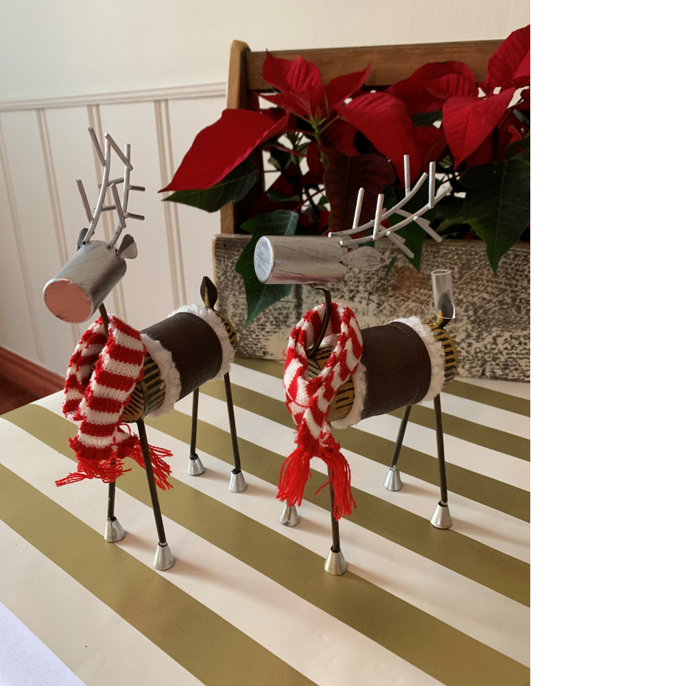 Decorative Winter Reindeer Set