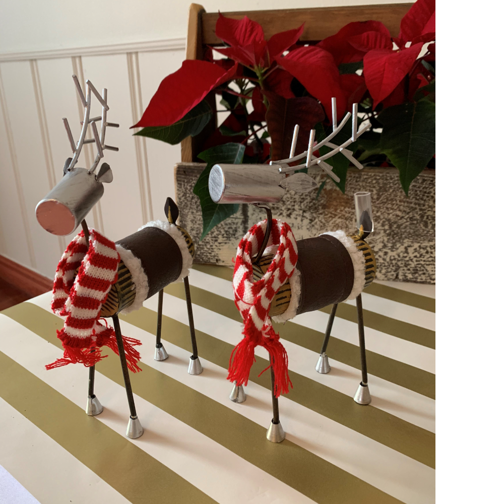 Decorative Winter Reindeer Set