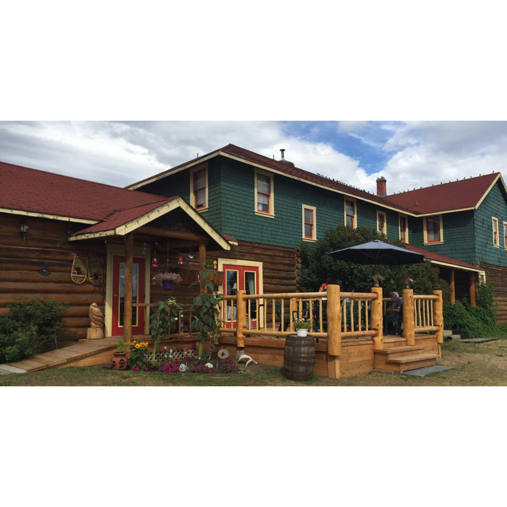 Enjoy a night at the Historic Chilcotin Lodge