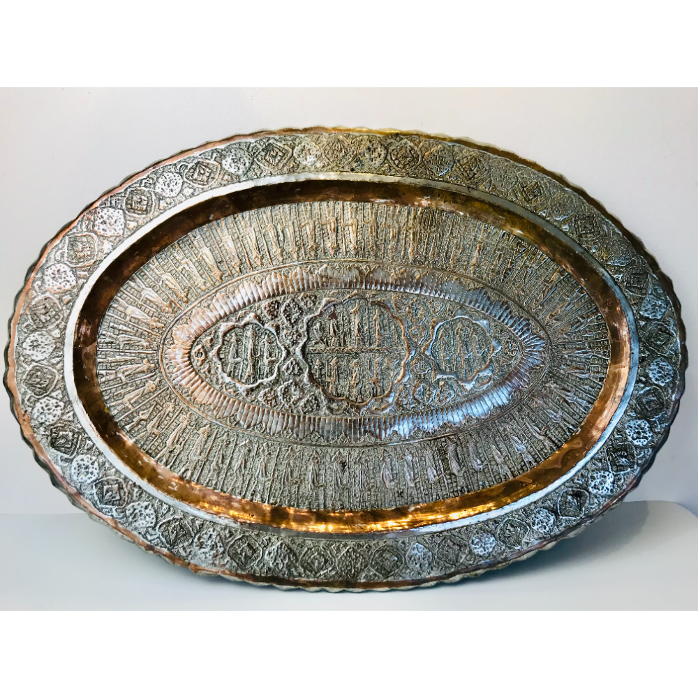Devorative Silver Platter