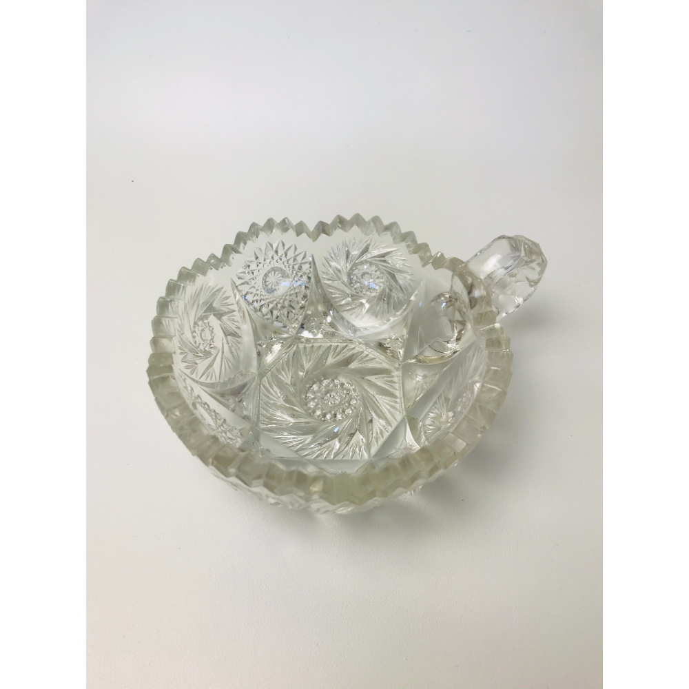 Etched Crystal Bowl