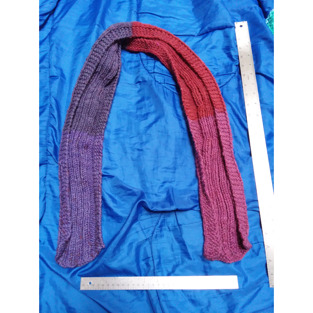 Amethyst Garnet Magenta scarf