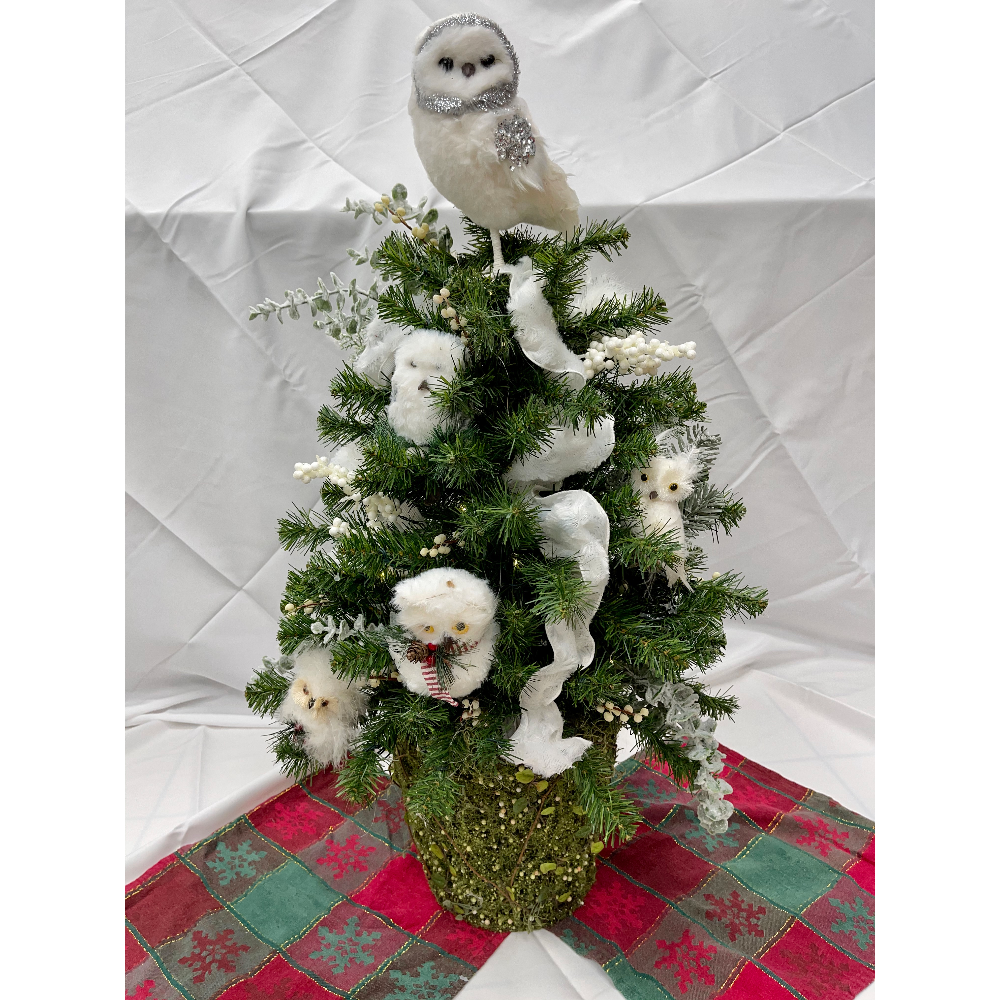 Snowy Owl Tree + $50 American Express Gift Card