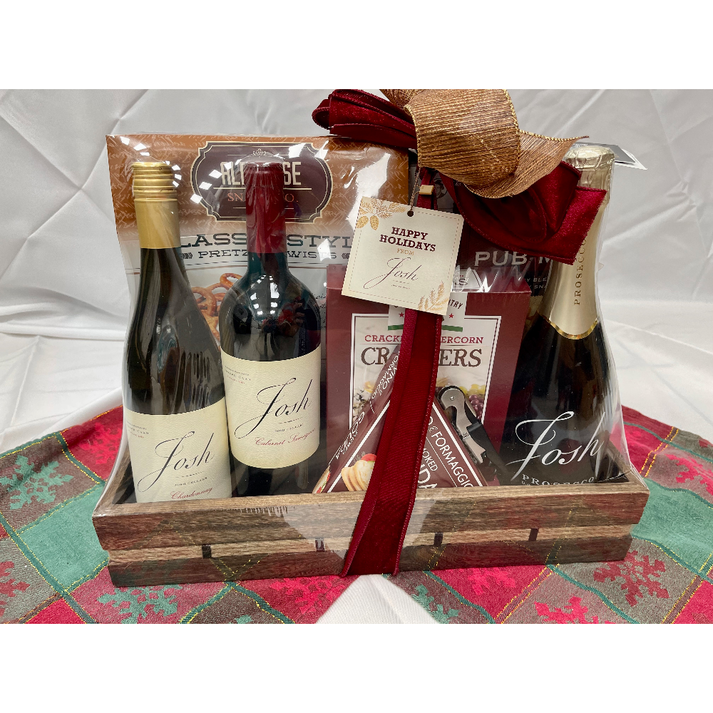 Wine Trio Gift Basket + $25 Bonefish Gift Card