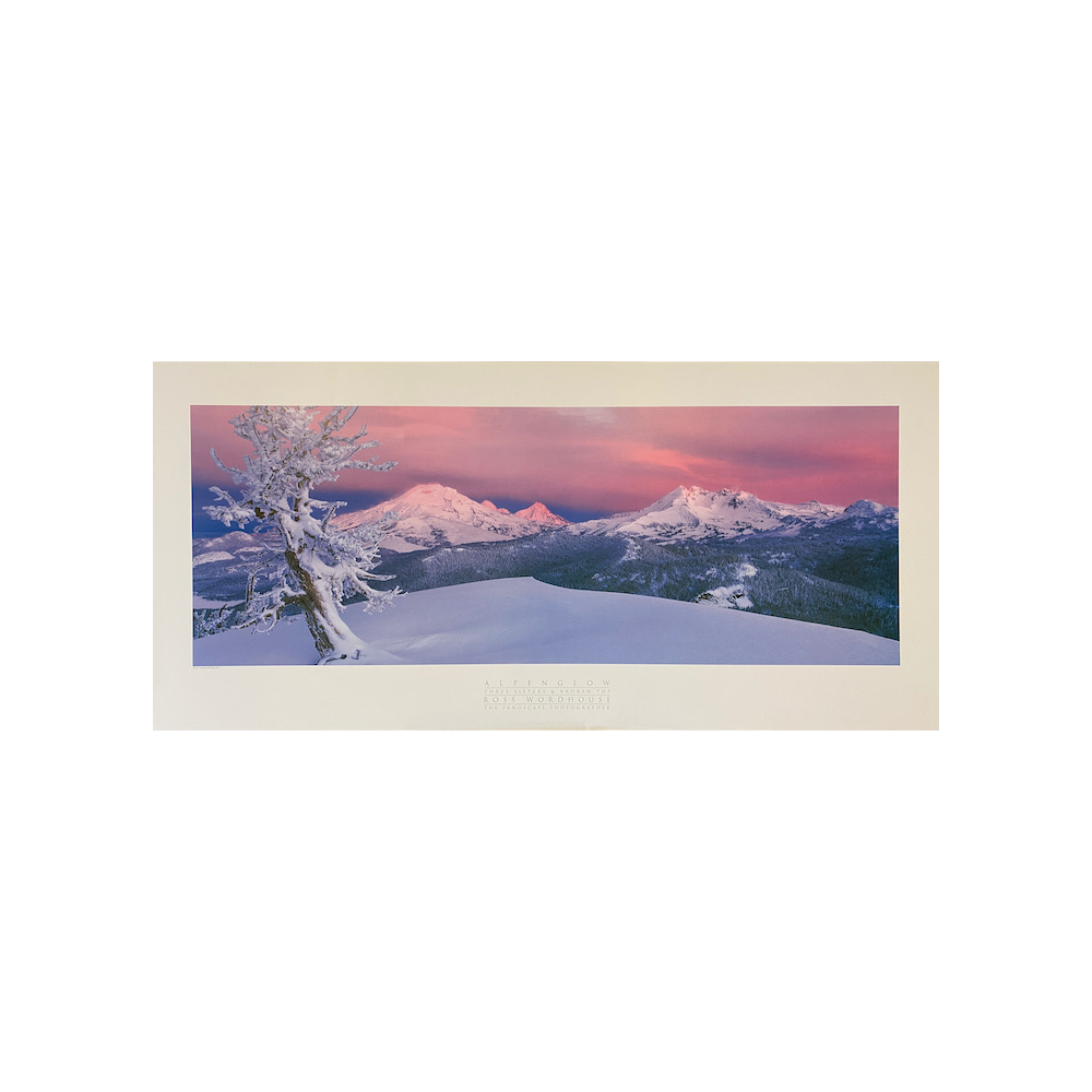 PANORAMIC POSTERS: ALPENGLOW by Ross Wordhouse