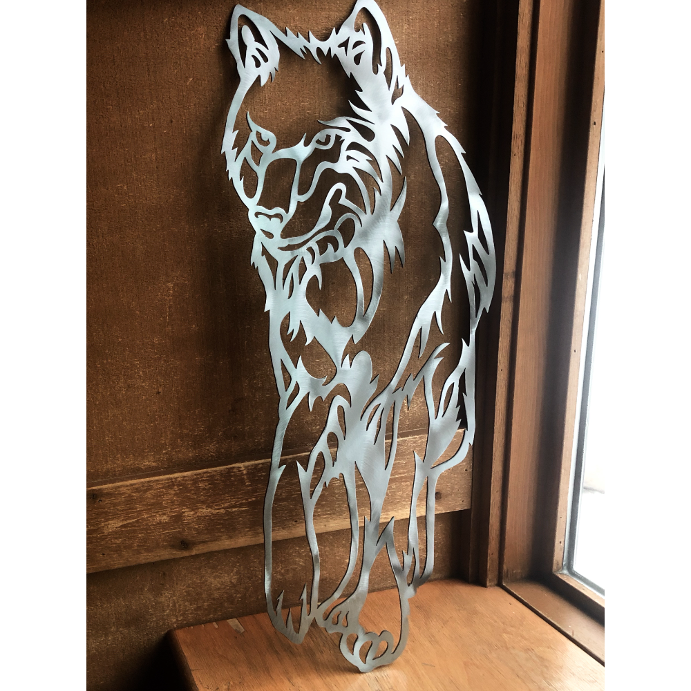 Fearless Wolf Metal Cutout (1)