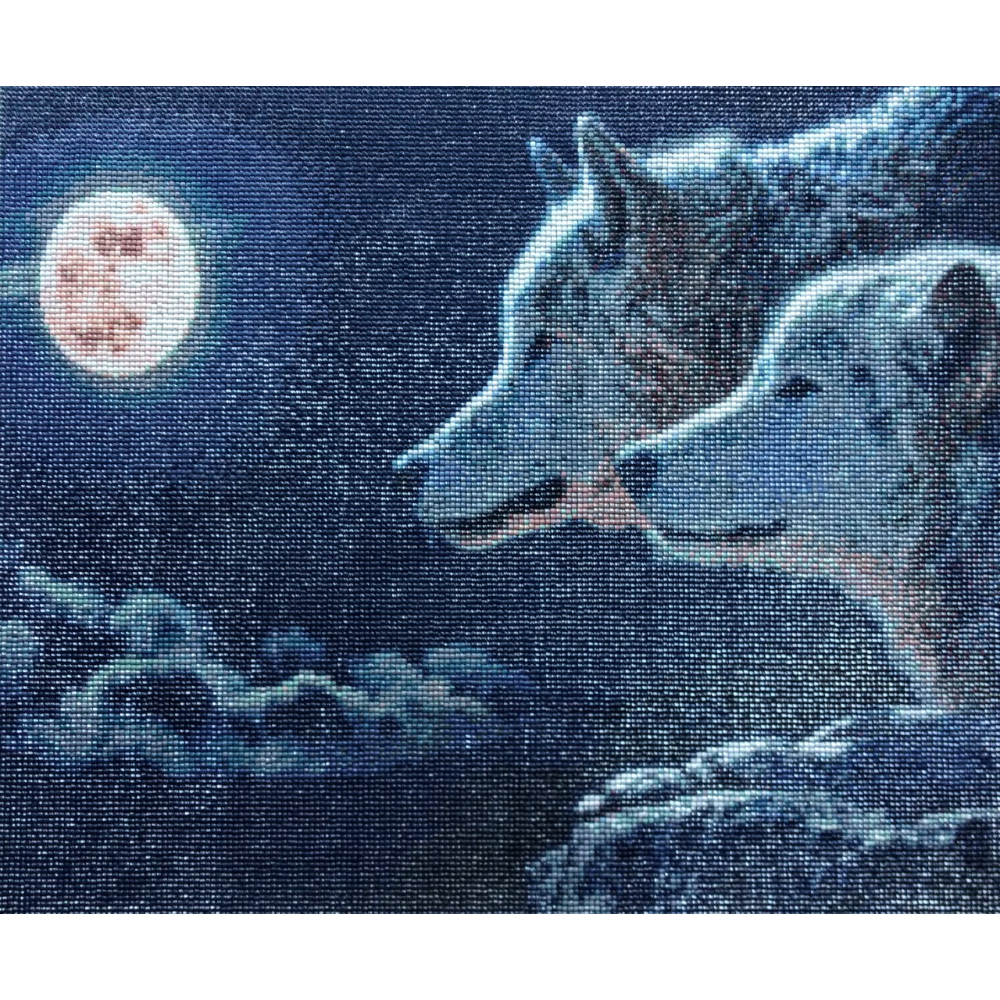 Wolves and Full Moon