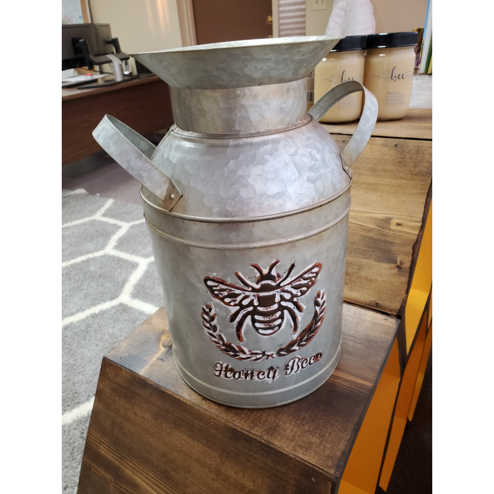 Vintage style milk can