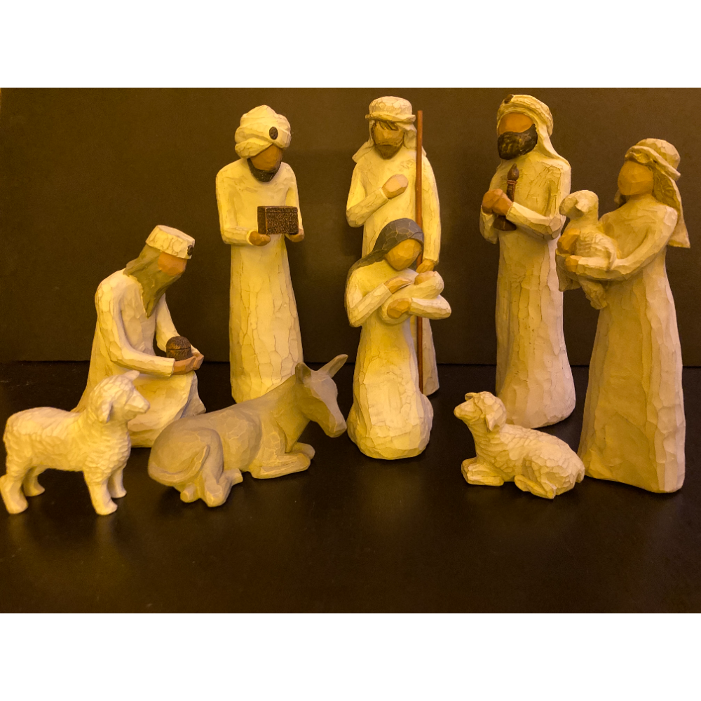 Gently Used Willow Tree Nativity Set