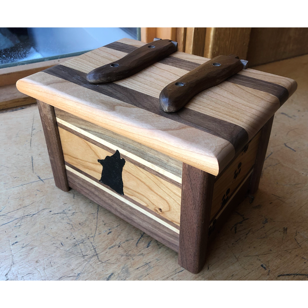 Handmade Wood Wolf Box (8)