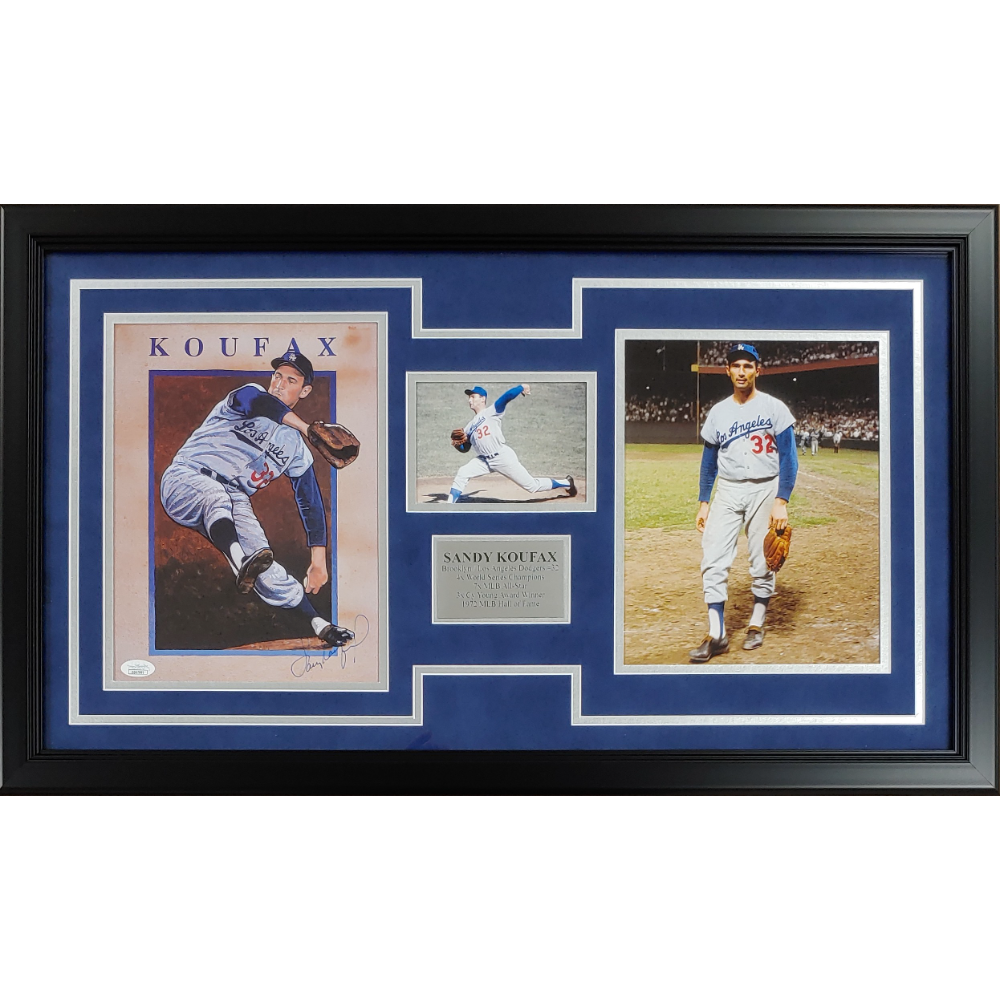 Sold at Auction: SANDY KOUFAX BROOKLYN DODGERS HOF 1972 SIGNED