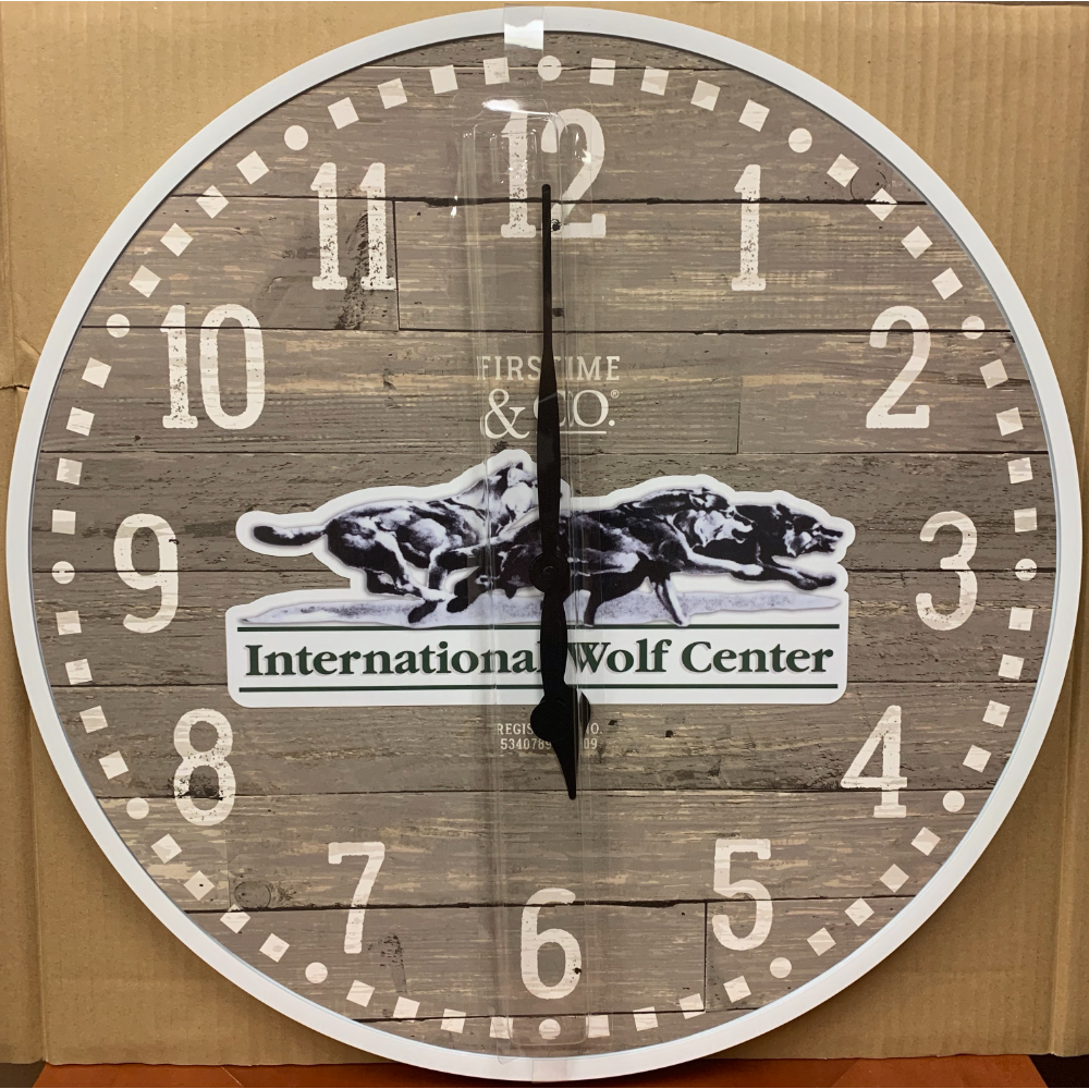 Woodtone Clock with Logo