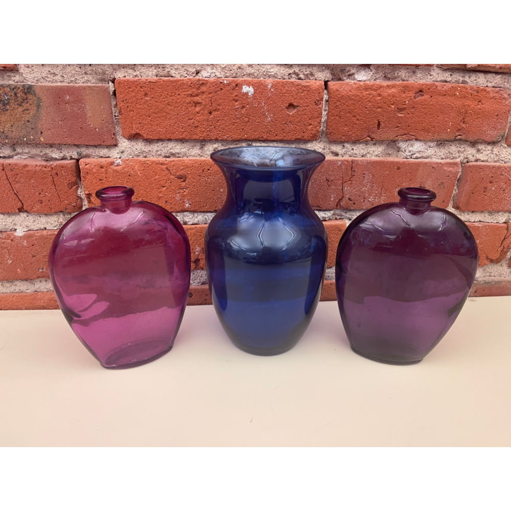 Purple Glass Vases