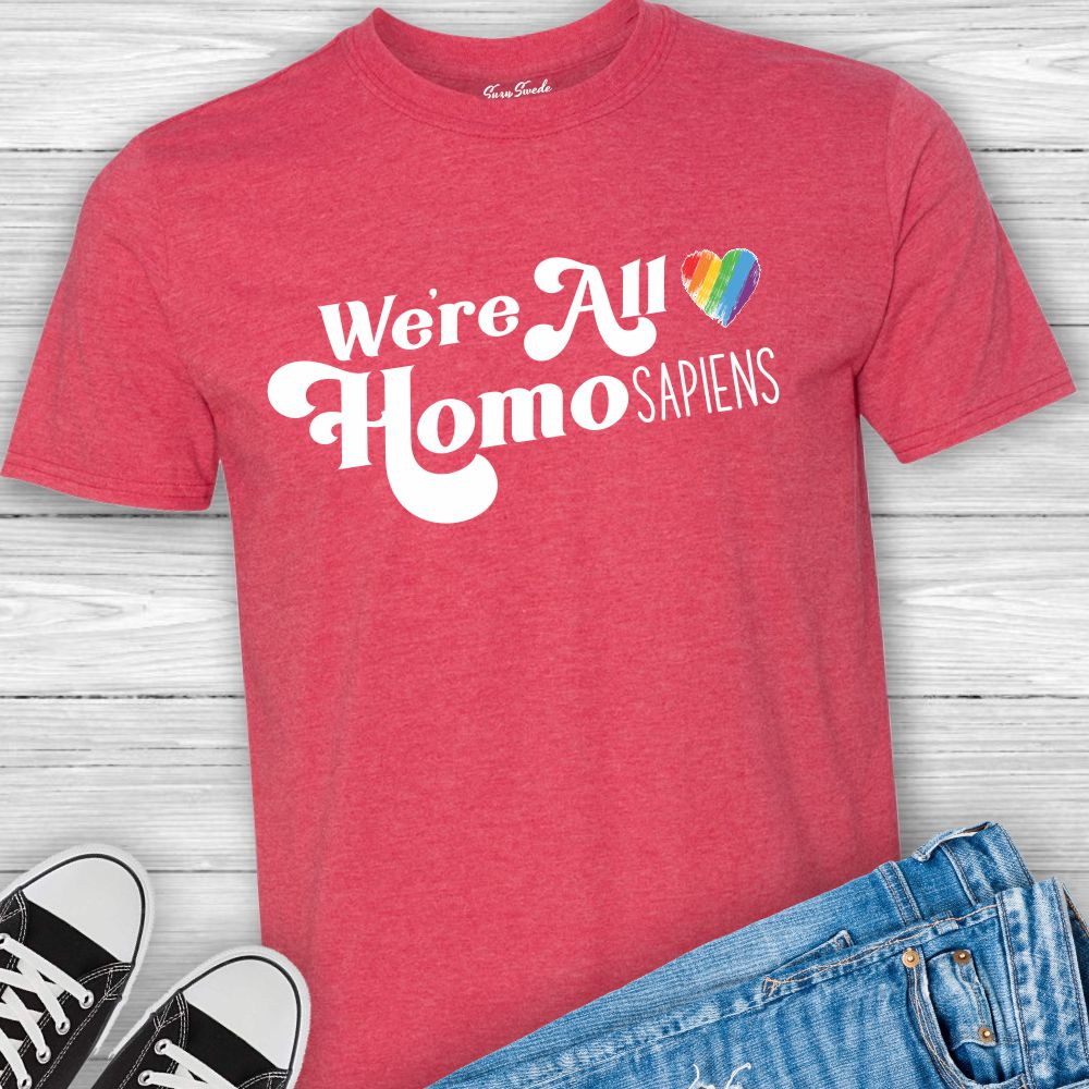 We're All HomoSapiens Unisex T-Shirt