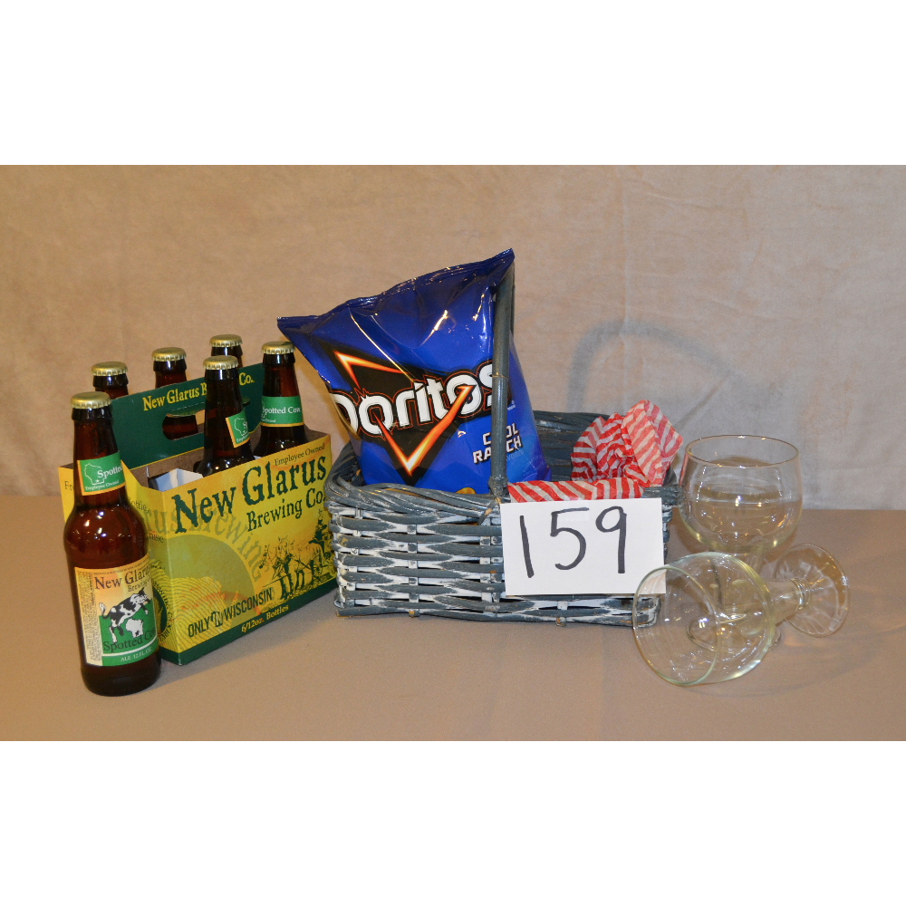 Beer and Chips Basket