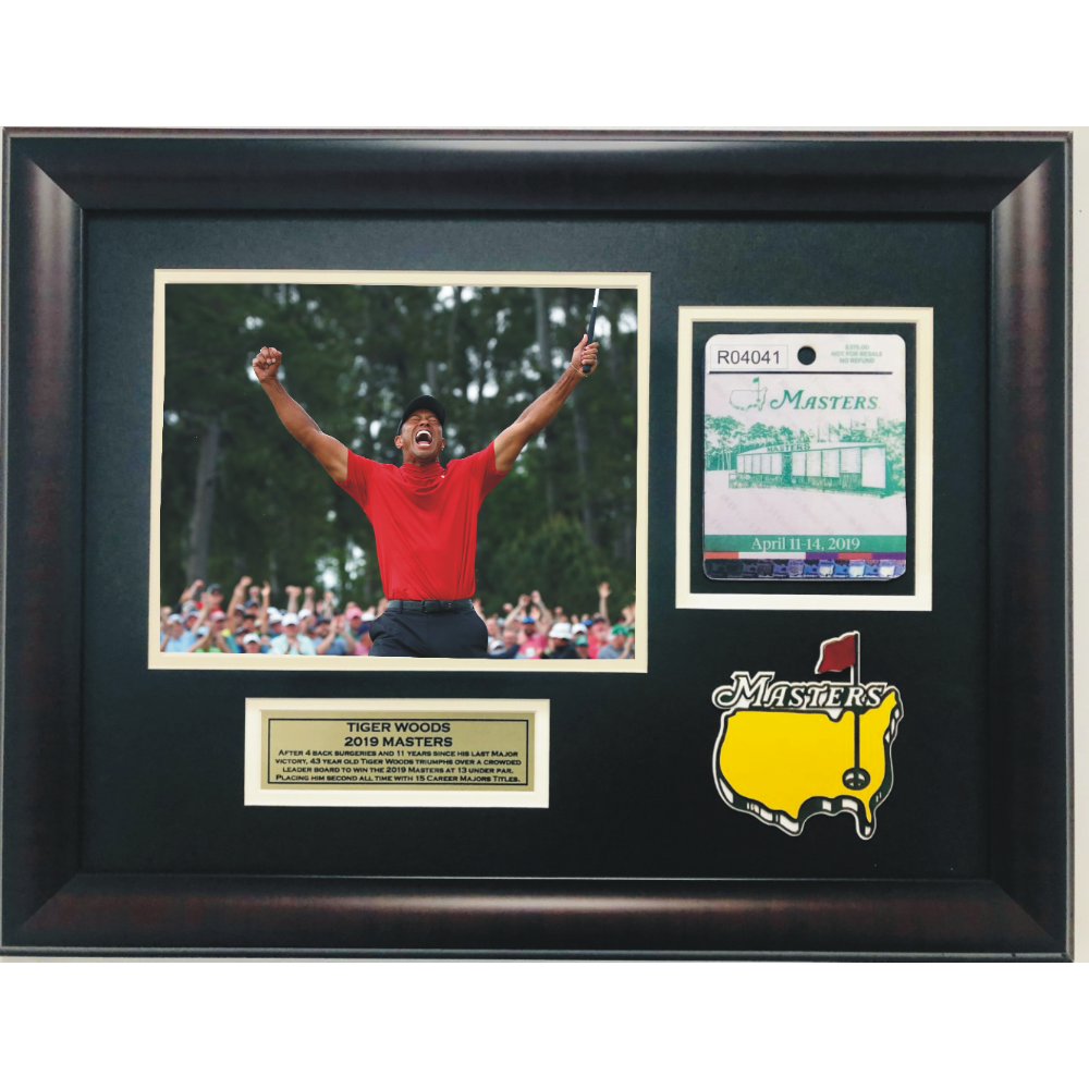 Tiger Woods Framed Collage