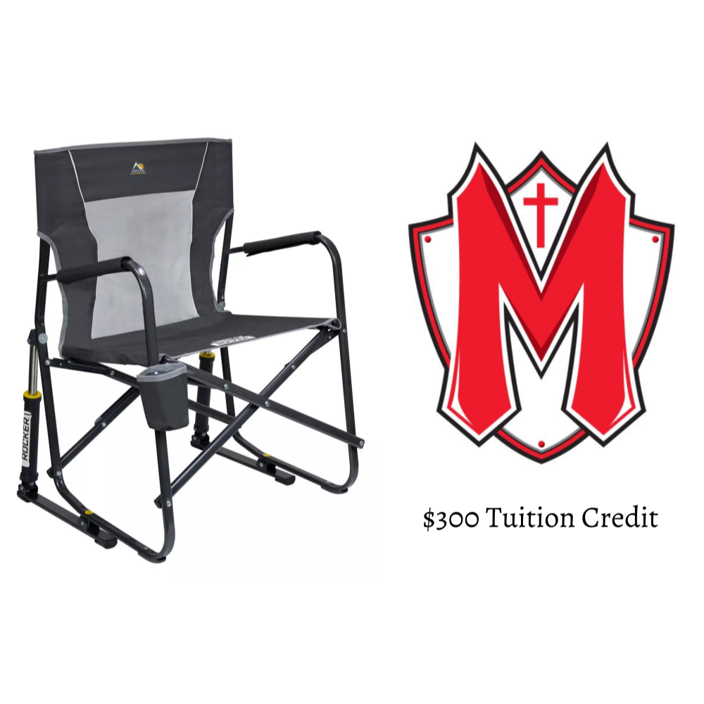 Marquette Tuition Credit and 2 Outdoor Freestyle Rocker Chairs