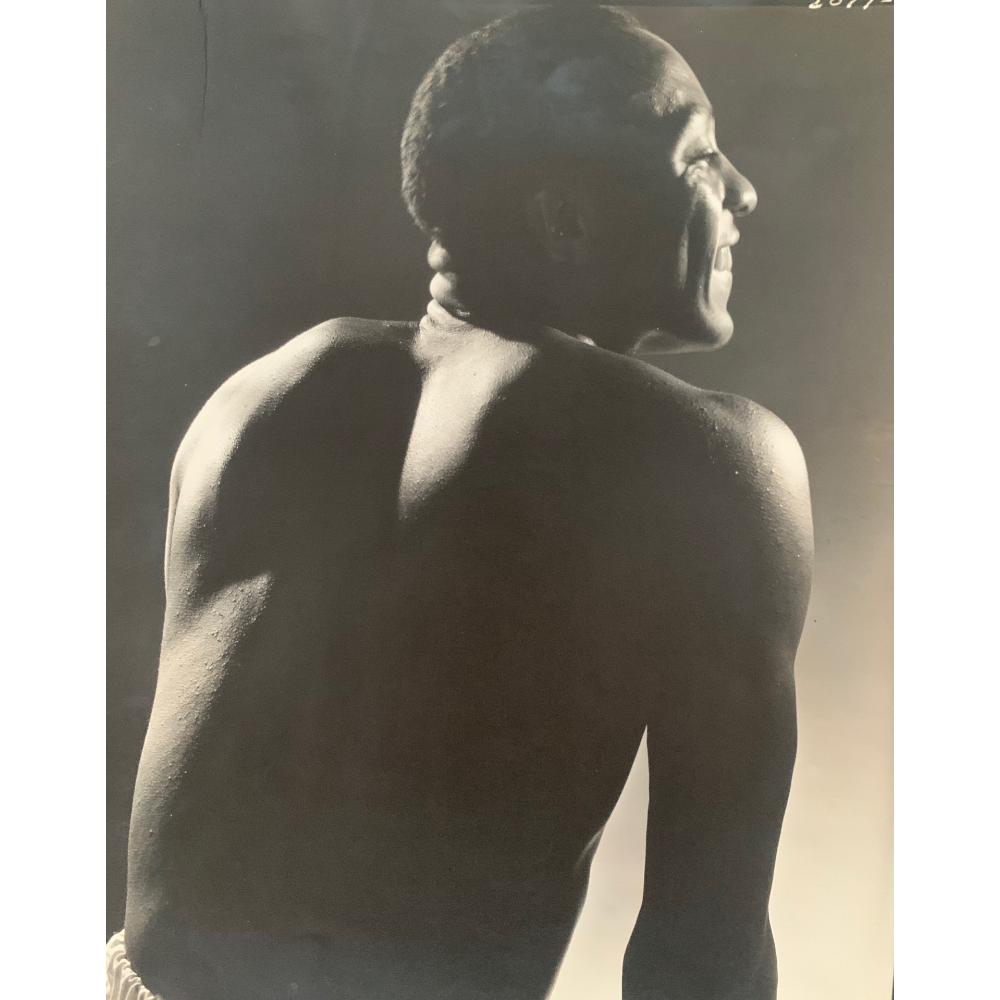 Photograph of Jesse Owens by Vanity Fair photographer Lusha Nelson