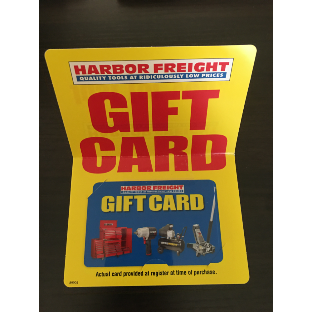 $25 Harbor Freight Tools gift card