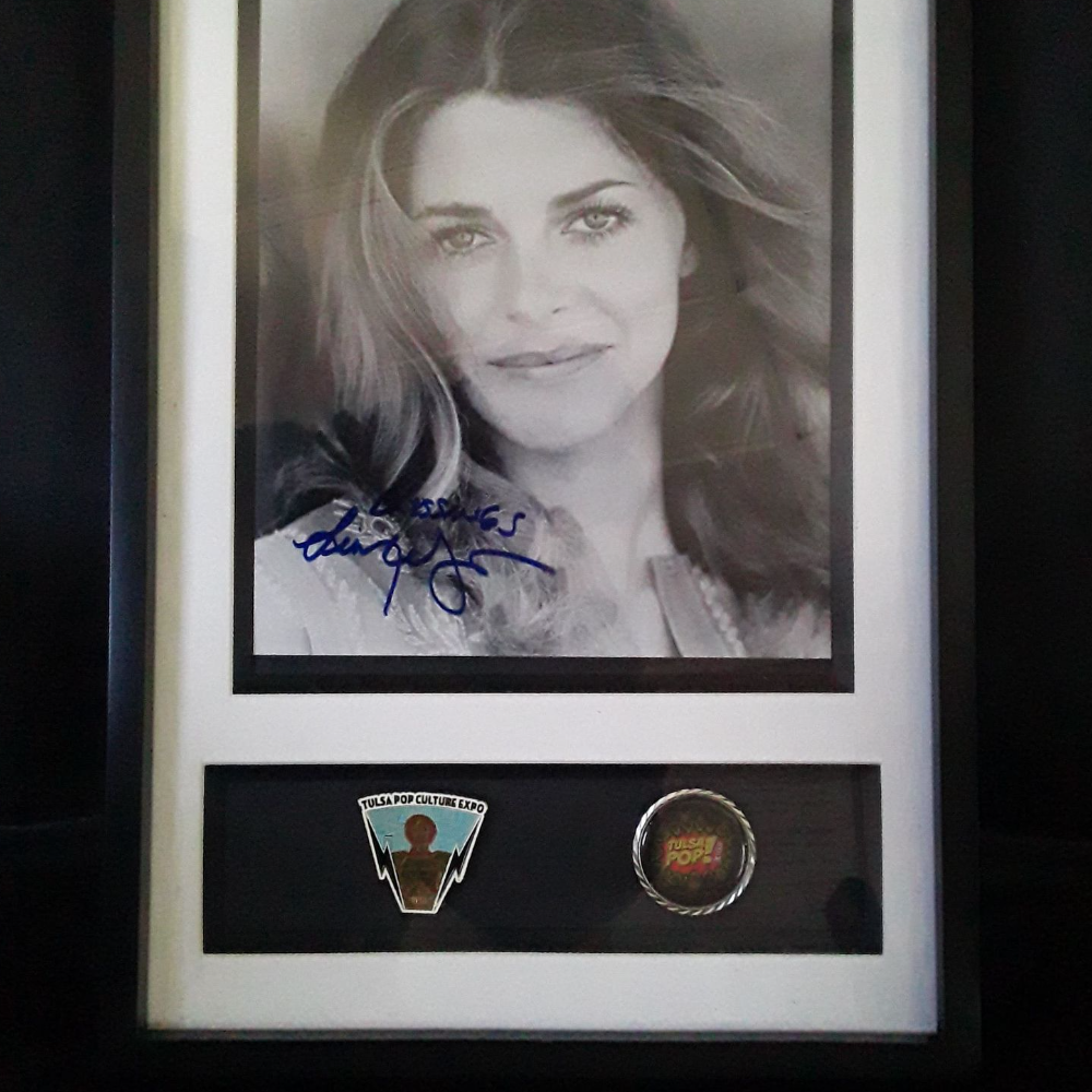 Lindsay Wagner - Framed Autograph picture 