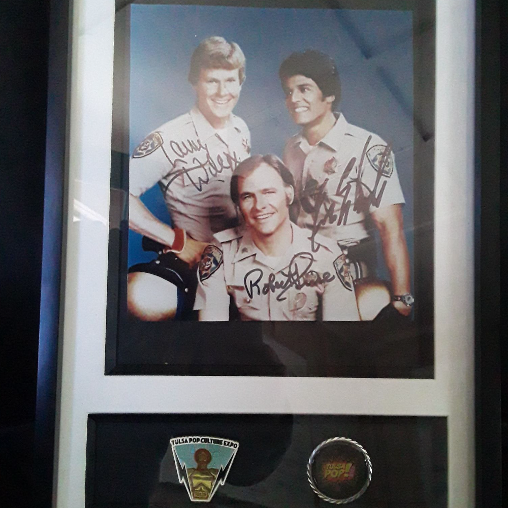 Chips - Autographed framed picture