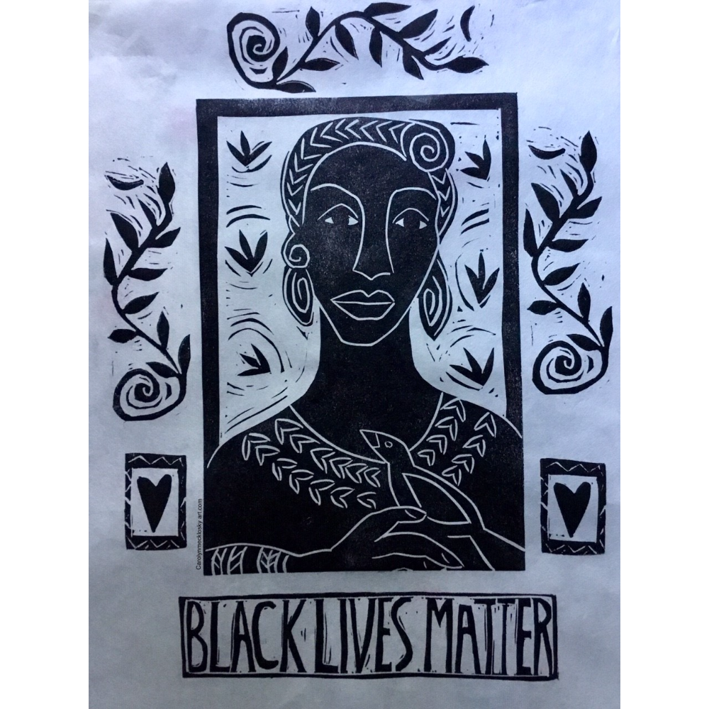 "She Sings Like a Bird" Black Lives Matter print