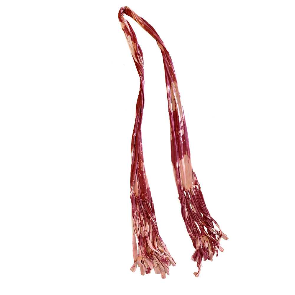 Bamboo Jersey Long Fringed Summer Scarf 