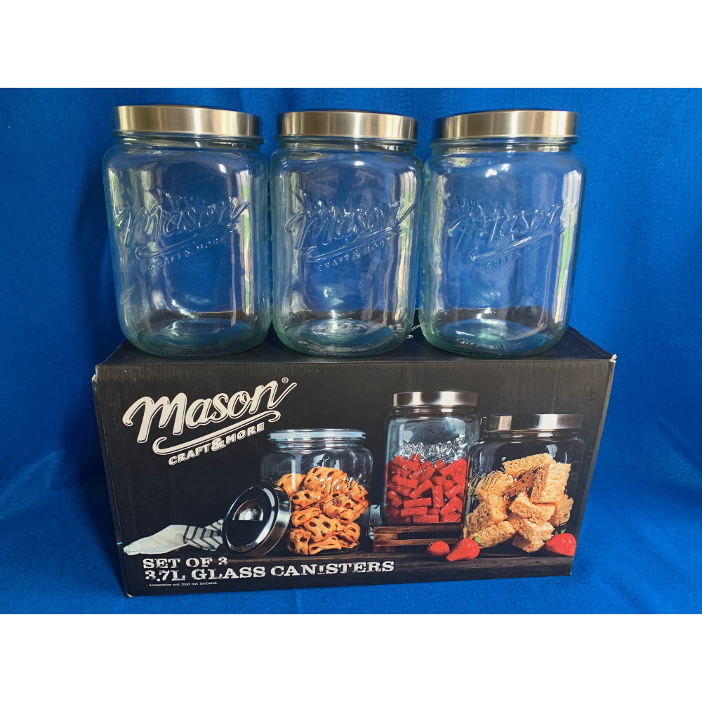 Mason Glass Canisters
