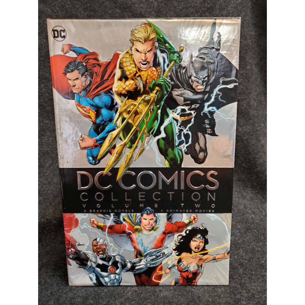 DC Comics Collection Volume 2 4 graphic novels and DVDs