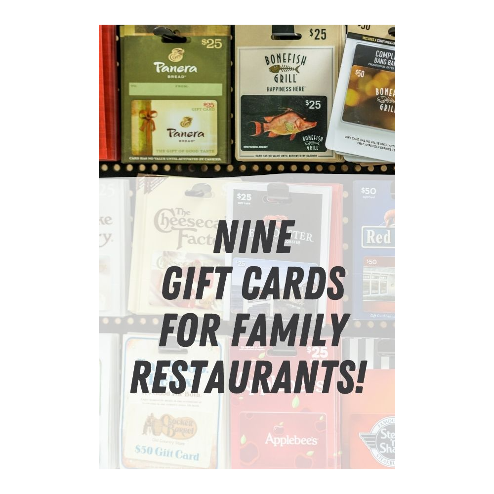 Dinner's on Us! - Gift Cards to Local Restaurants