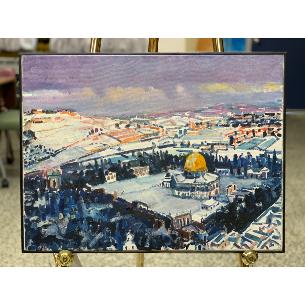 "Jerusalem in Winter" Original Todd Wessel Artwork