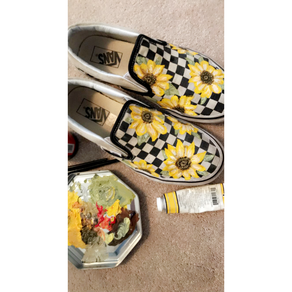 "Custom Painted Shoes" by Sarah Hargrave