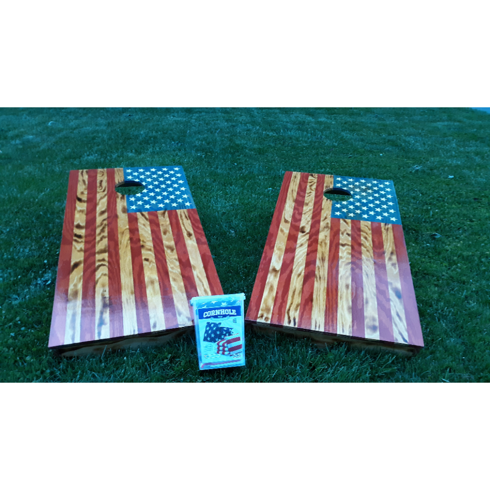 Handmade Patriotic Cornhole Boards