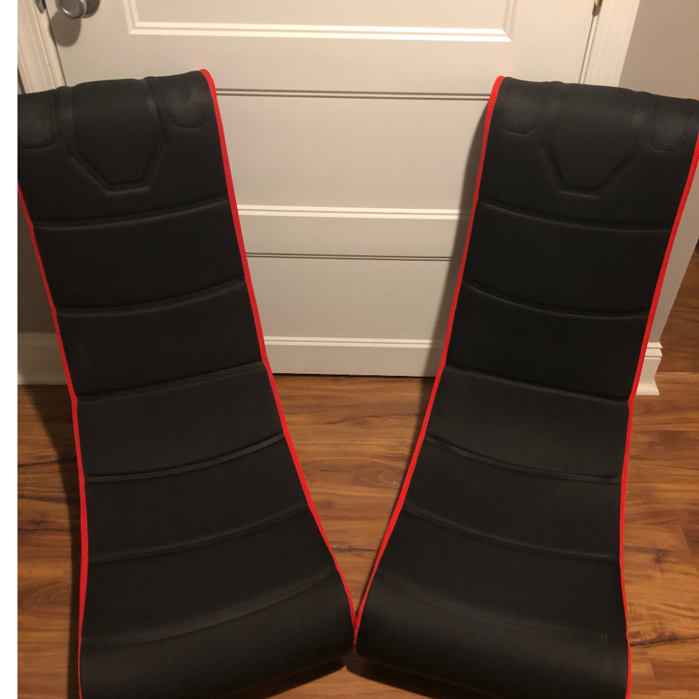 Foldable Gaming Chair w/Onboard Speakers (Sharper Image)