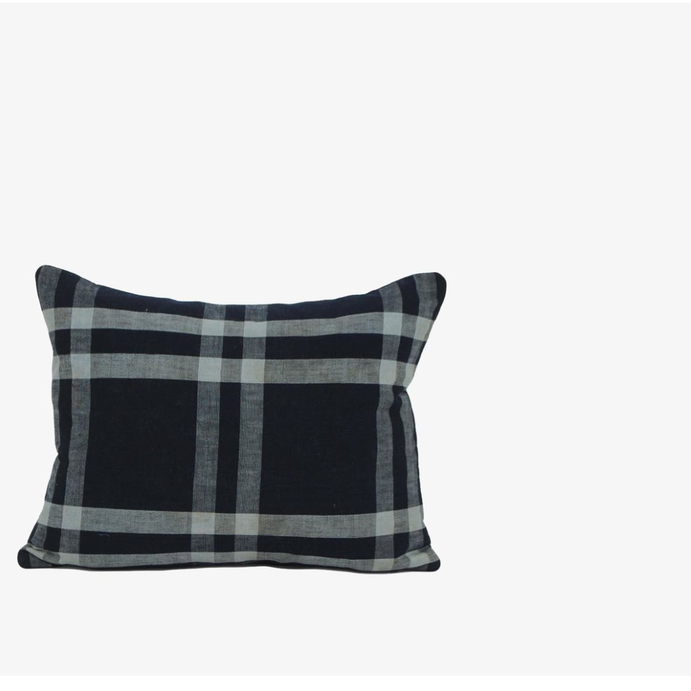Bheue Shima Plaid Pillow