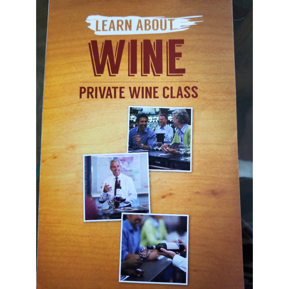 Private Wine Class (2 available) 